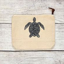 Load image into Gallery viewer, Sea Turtle Zipper Pouch
