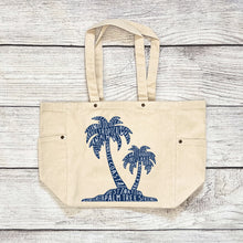 Load image into Gallery viewer, Palm Trees Canvas Tote Bag
