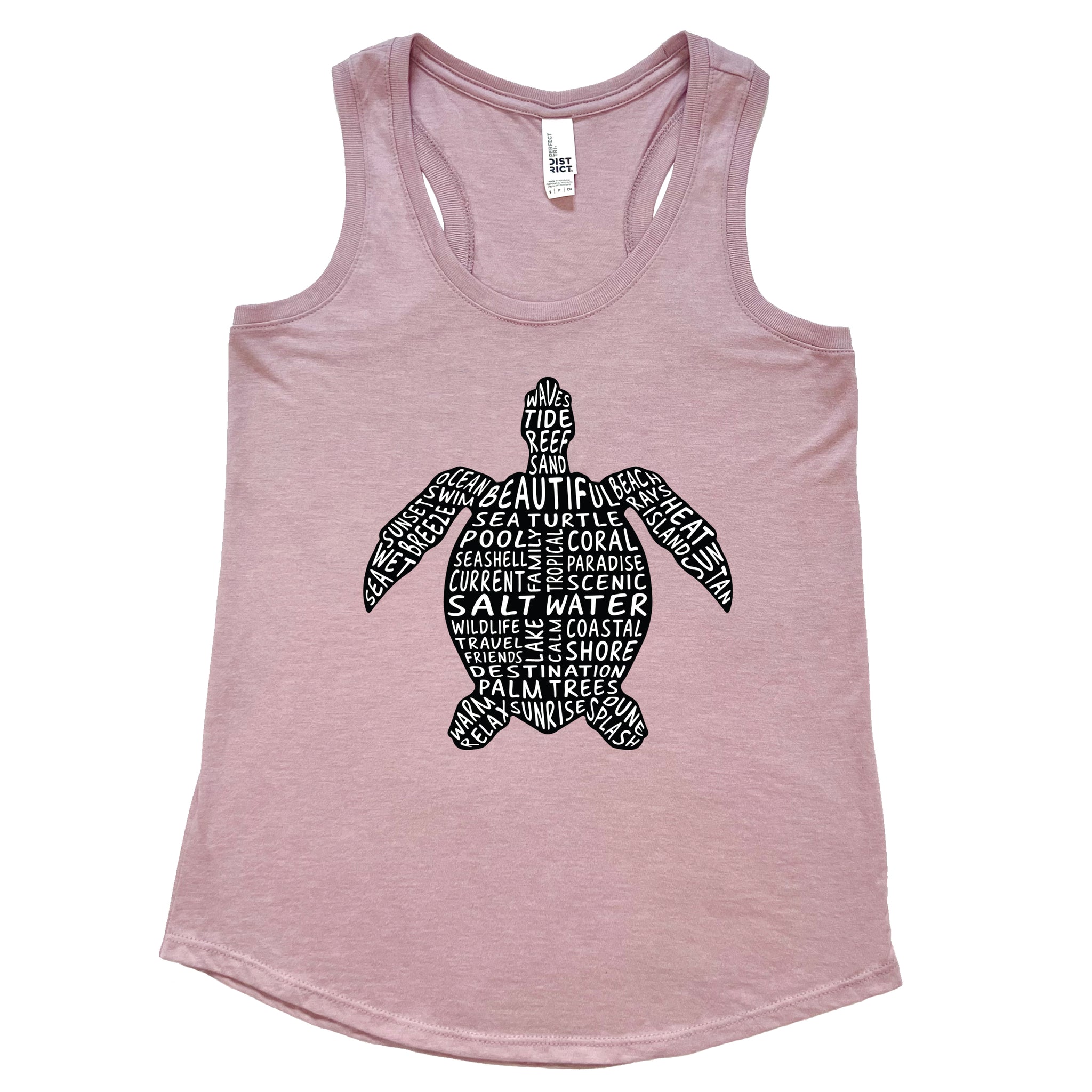 【人気急上昇】 Sea Turtle Racerback Tank Top – Abbie Leigh Designs トップス