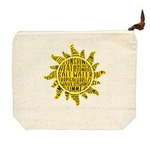 Load image into Gallery viewer, Sun Zipper Pouch
