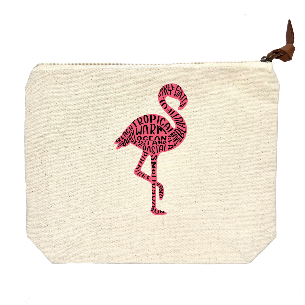 Flamingo Zipper Pouch