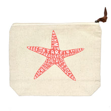 Load image into Gallery viewer, Starfish Zipper Pouch
