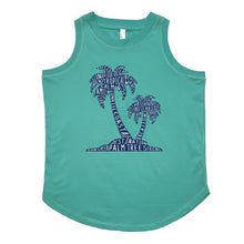 Load image into Gallery viewer, Palm Trees Relaxed Tank Top
