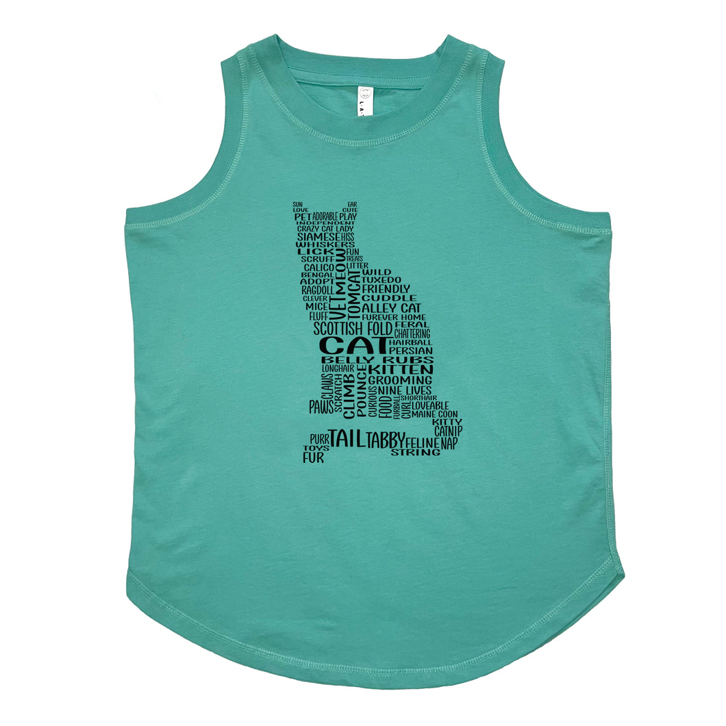 Cat Relaxed Tank Top