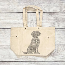 Load image into Gallery viewer, Dog Canvas Tote Bag
