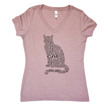 Load image into Gallery viewer, Cat V-Neck Tee
