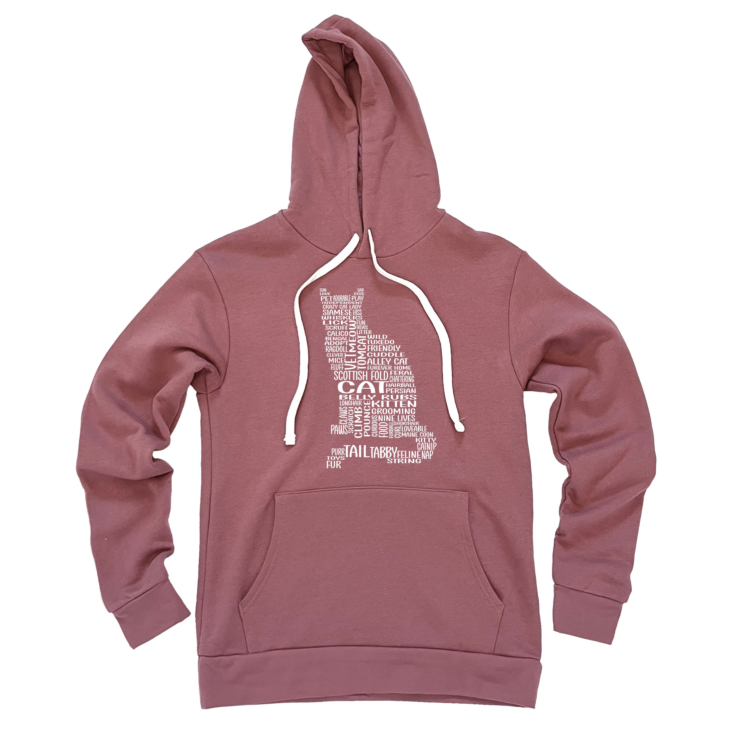 Cat Fleece Hoodie – Abbie Leigh Designs